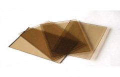 Plain Rectangle Brown Tinted Glass
