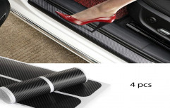 Black PVC Car Door Carbon Fibre Sticker, Packaging Type: Roll