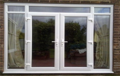 White Modern UPVC Door And Window, Size/Dimension: 5.8 X 6.5 Feet, Glass Thickness: 12 Mm