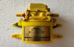 Yellow Agricultural Sprayer Pump Motor, 12 V