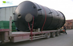 Black HDPE Chemical Tank