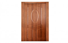 Brown Upto 8 Feet Membrane Ready Made Wooden Door, For Home,Villas