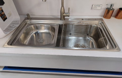 Hindware Stainless Steel Benett Kitchen Sink, 920x500x228mm