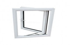 Sliding White ALUPLAST Side Hung UPVC Window, Thickness Of Glass: 5-6 Mm