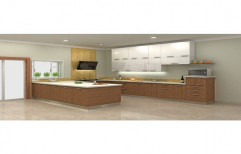 Wooden Godrej U Shape Modular Kitchen, Warranty: 5-10 years