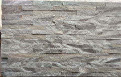 Gray Natural Stone Wall Cladding, Thickness: 15-25mm, Size: 15 X 60cm
