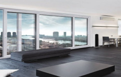 LG Hausys White Rectangular UPVC Sliding Window, Thickness Of Glass: 5 to 40mm, for Residential