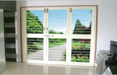 Offwhite French Door Three Folds
