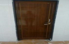 Glossy Teak Wood SINTEX PVC BATHROOM DOORS, Design/Pattern: Plain
