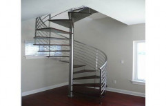 306 SS Spiral Staircase, Material Grade: SS306