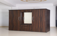 Brown Wooden Wardrobe, For Home