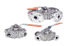CAIR 2 PIECE AND 3 PIECE Three Way Ball Valve, Size: 15 MM TO 300 MM