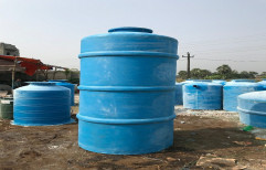 Frp Sintex Plastic Storage Tanks, 8-12mm, Storage Capacity: 1000-5000 L