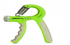 Green SS And Plastic Tension Hand Grip, For Gym, Box