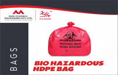 KK Color Pink Bio Hazardous HDPE Bag