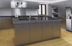 Labline Stainless Steel SS Modular Kitchen Cabinets