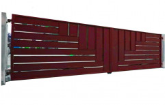 Mild Steel Hinged MS Industrial Gate, For Hotels,Factory And Office