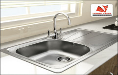 Nirali 304 Grade Stainless Steel Silver Undermount Single Bowl Kitchen Sink