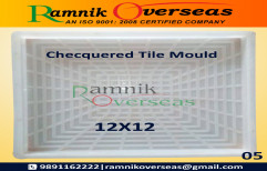 Plastic Chequered Tiles Mould