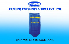 Premier Blue Plastic Rainwater Filtration Tank, Storage Capacity: 1000L