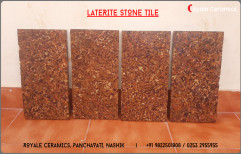 Red Laterite Stone Tile / Jambha Tile / Chira Tile, Thickness: 19 mm
