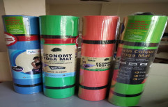 Rubber Foam Plain Yoga Mat, Packaging Type: Roll, Thickness: 4 Mm