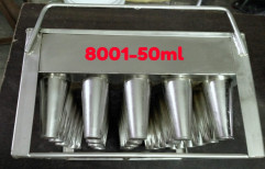 Silver Stainless Steel 50ml Ice Cream Mould