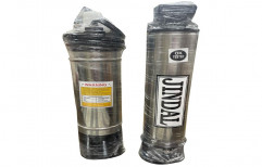 15 Stage Stainless Steel 1.5 HP Jindal Submersible Pump Oil