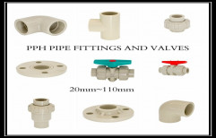 20MM TO 315MM Pph Pipes Fittings, For Chemical Handling Pipe