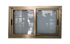 Aluminium Polished Glossy Aluminum Sliding Window, For Home