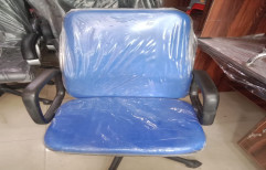 Blue Revolving Office Chair