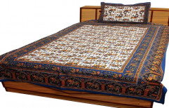 Cotton Multicolor Single Bed Sheet