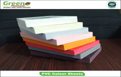 Green Plastwood Multicolor Color PVC Solid Board