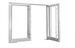 Hinged Plain Aluminum Glass Door, For Home