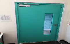 Iron Single Door Glazed Fire Resistant Doors
