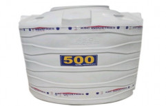 Jalguard White Plastic Water Storage Tank, Storage Capacity: 500L