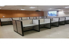Modern Aluminium Linear Workstation/Cubical, For Office, Size: Custom