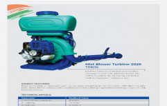 Semi Automatic TRB35 Mist Blower Turblow 2020, For Agriculture, 13 Litres