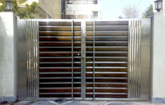 Stainless Steel Hinged Gate, For Home