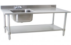 Stainless Steel Ss Sink With Table