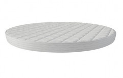 White Round Foam Bed Sleeping Mattress, Size/Dimension: 78 Inch