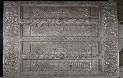Brown Jain Temple Silver Door