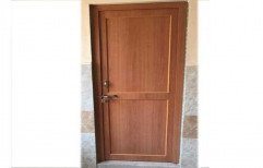 Brown PVC Bathroom Door, Design/Pattern: Plain