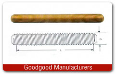 Goodgood Manufacturers Brass Threaded Rod, Round, Size: 4-6 Inch