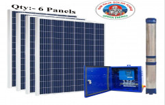 Hybrid (Solar & Electricity) Amrut Solar Water Pump Set 2 Hp