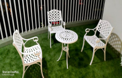Impressio Creators Lite Weight Aluminium Table And Chair Set, Garden Table And Chair