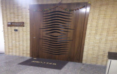 Om Enterprises Brown Wooden Laminated Door, For Home