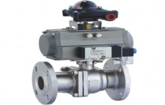 Pneumatic Actuated Ball Valve, Size: 1/2" To 8"