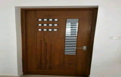Polished Brown PVC Laminated Bathroom Door
