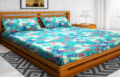 Printed Stylish Cotton Double Bed Sheet, Packaging Type: Packet
